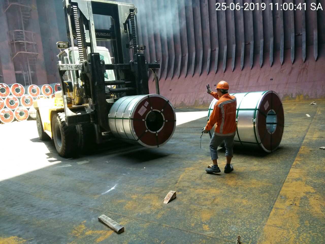 Steel and bagged product inspection